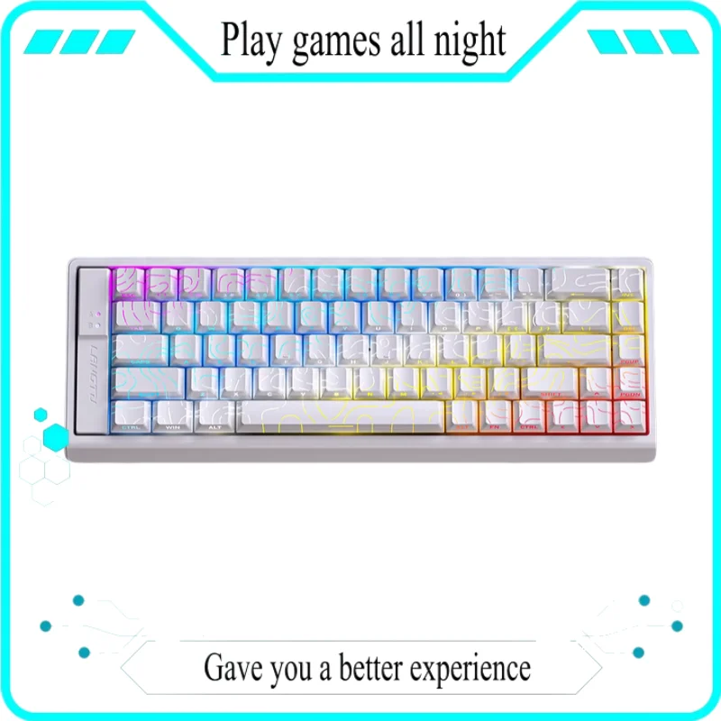 

Mc68 Magnetic Axis Wired Mechanical Keyboard Fps Esports Game Specific Ultra-Low Latency 0.01rt Supports Advanced Function Keys