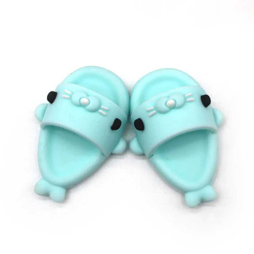 Für Labubu Schuhe Labubu Sandale Schuhe Geeignet V1 V2 Puppen Hai Form Slipper BJD Puppen Zubehör DIY Puppe Spielzeug