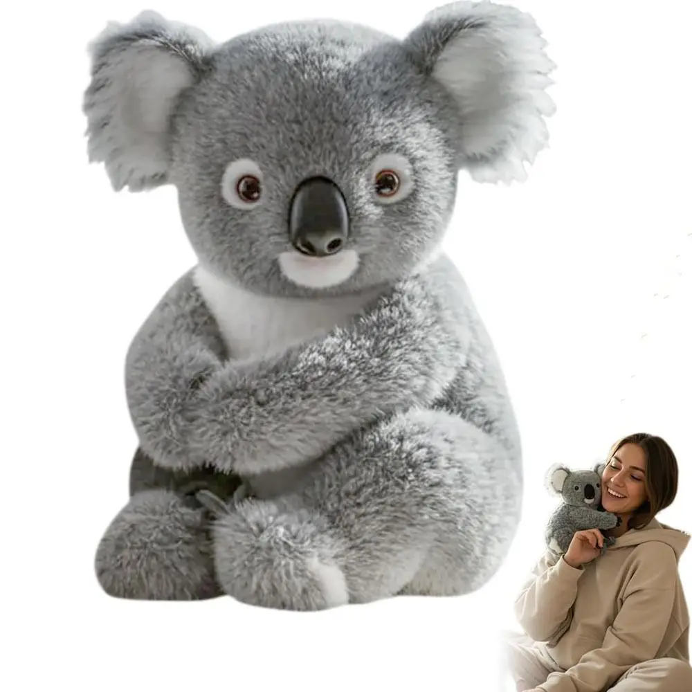 Neues Design, weiches Koaly-Plüschtier, emotionale Unterstützung, niedliche Tiere, Plüschimitik, natürliche Bewegung für emotionale Unterstützung