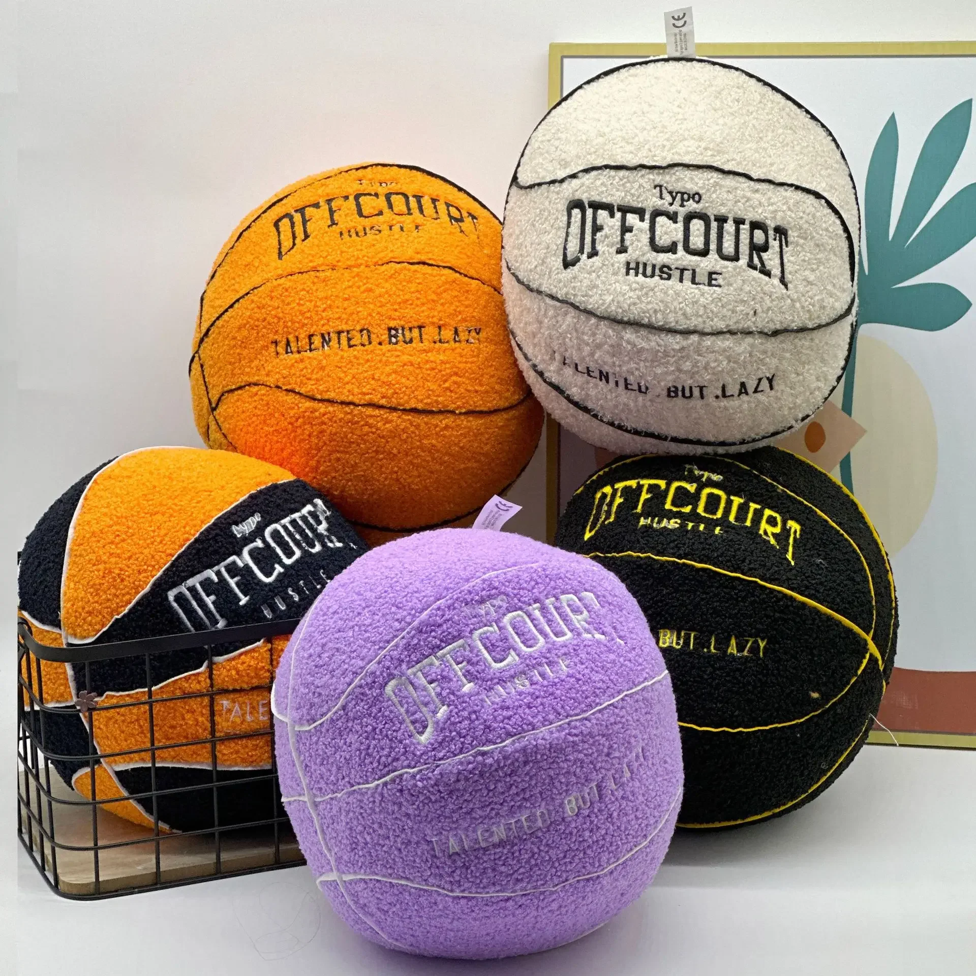 25Cm Offcourt Basketbal Kussen Anime Pluche Speelgoed Knuffel Knuffel Knuffels Zachte Pluche Kinderen Geschenken Pop Verjaardag