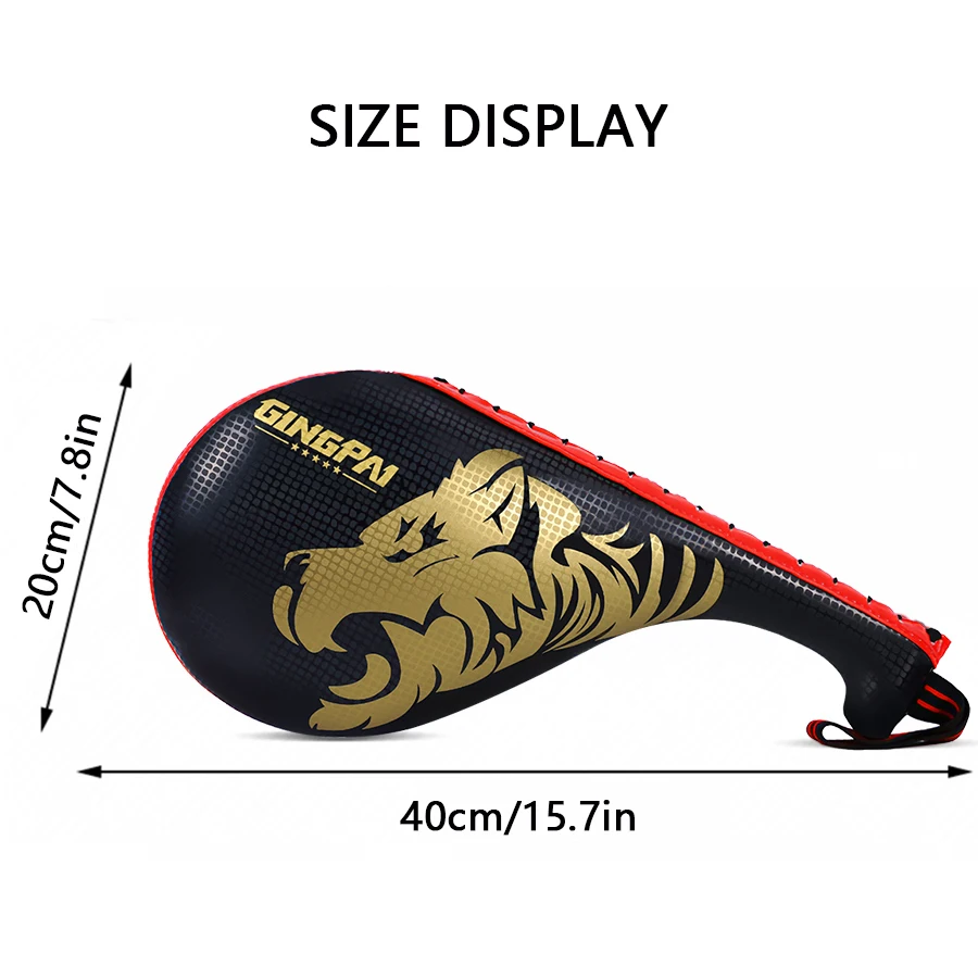 Children's Taekwondo Foot Target Sanda Fighting Muay Thai Kick Hand Double Leaf Chicken Leg Target Track Training Equipment