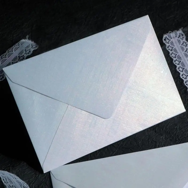 Random 15pcs Colorful Envelopes for Wedding Invitation Small Business Stationery Supplies Storage Bag