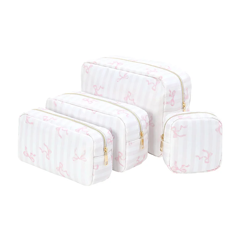 تصميم جديد S M L XL حجم هدية الطباعة نمط حقيبة مستحضرات تجميل المرأة مقاوم للماء النايلون سستة الحقيبة السفر حقائب أدوات الزينة حقائب مستحضرات التجميل