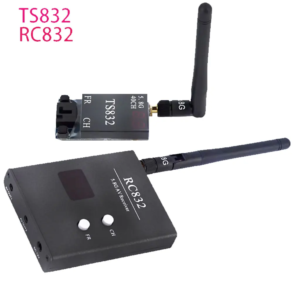 TS832 RC832 5.8G 600mW 48CH FPV Transmitter Receiver for RC Drone