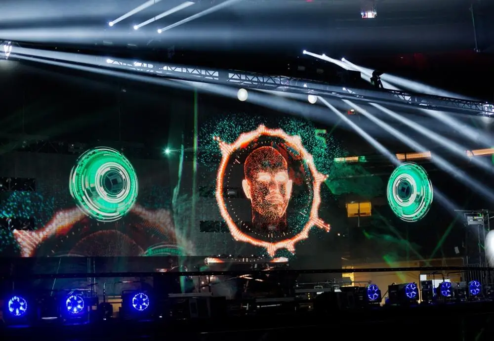 3D Holographic Projector Screen Hologram Mesh Fabric Portable Fireproof 3m/5m/7m Width for Optimal Front & Rear Projection