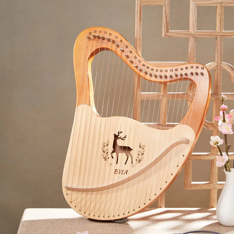 16/24 String Leya Harp, Professional Performance Level, Niche, Easy to Learn, Portable Instrument Musical Instrument