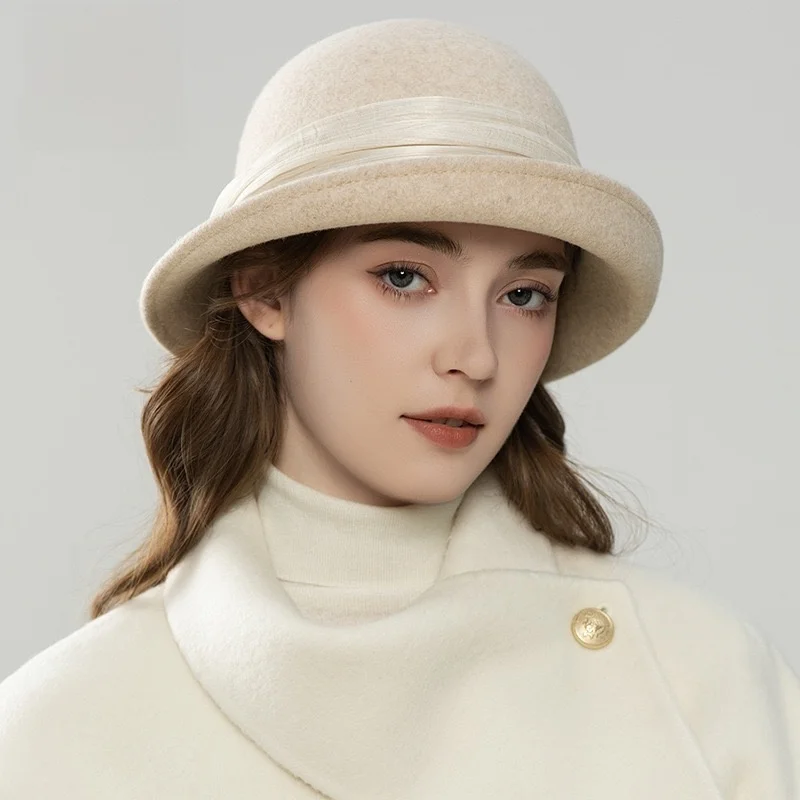 ele-woolen-lady's-hat-basalino-faion-retro-luxury-sle-wide-brim-round-top-cap-for-travel-casual-daily-use-autumn-winter