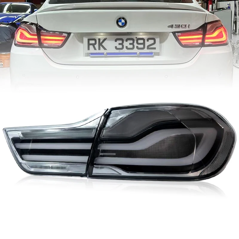 Suitable for BMW 4 Series F32 F33 F36 F82 LED taillight upgrade transparent taillight assembly LCI taillight JONE plug and play