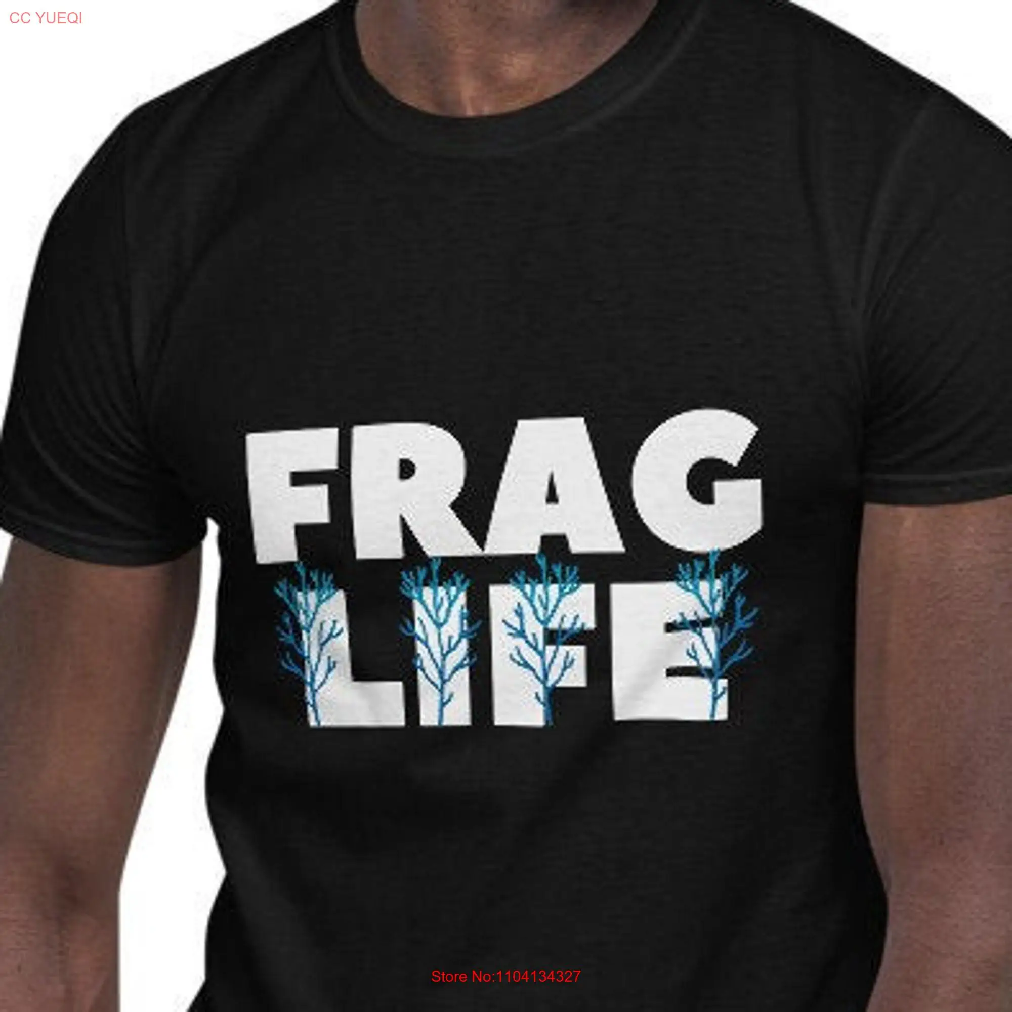 Frag Life T Shirt Coral Reef Saltwater Funny Aquarium Aquarist  long or short sleeves