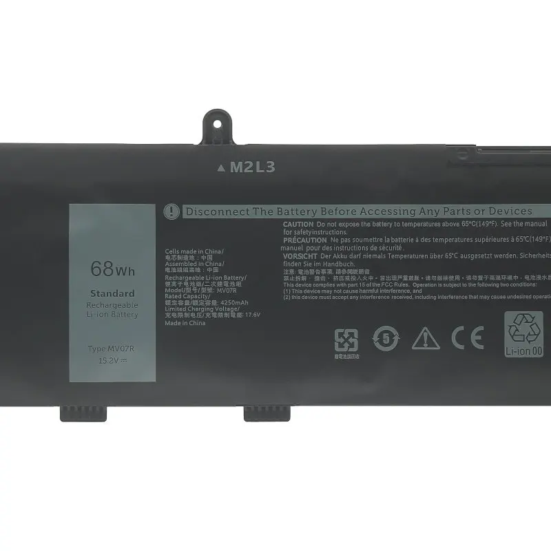 MV07R Original 15.2V 68Wh Laptop Battery For 3500 5500 G7 7790 G3 15 3500 3590 G5 15 5500 5505 Series