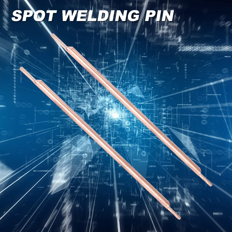 Spot Welding Pin 3X100mm Alumina Copper Electrode Tip Feet Needle Lithium Battery Welding Machine Accessories