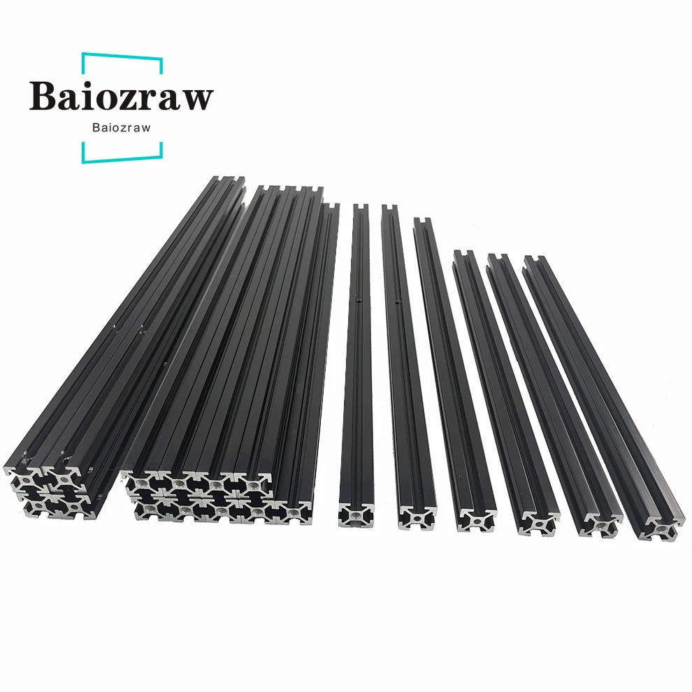 Baiozraw Voron Trident Anodized Blind JointsEXTRUSIONS  Misumi HFSB5-2020 Extrusion Frame Kit for Voron Trident 3d Printer