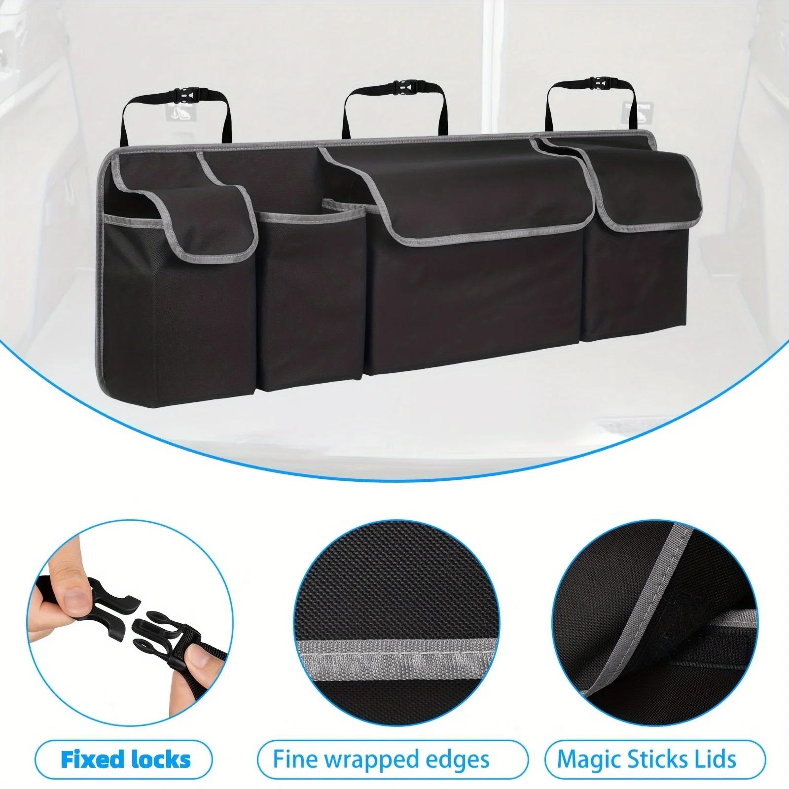 Multifunctional Oxford Cloth C - đánh giá và giá Car Trunk Organizer