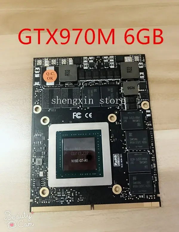 Tarjeta gráfica de vídeo GTX970M N16E-GT-A1 para ordenador portátil, Clevo P375SM, P170EM, P150EM, P157SM, P151SM, P150SM, P170SM, MSI, GT60, GT70, GT780