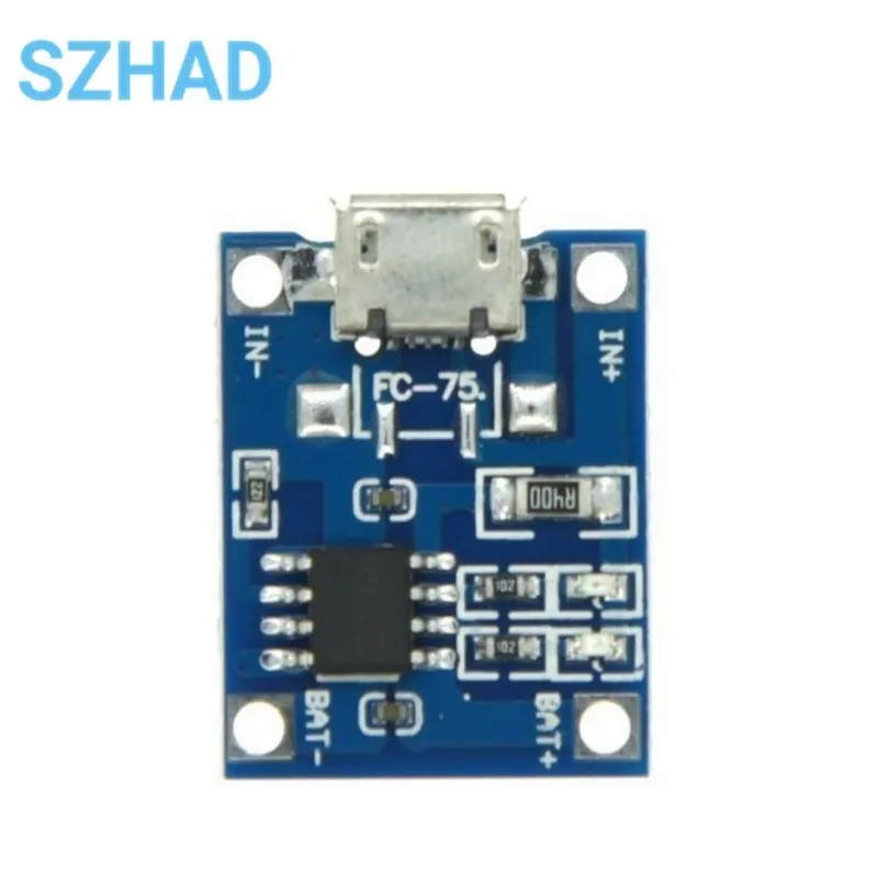 5V 1A Micro USB 18650 tipo-c batteria al litio scheda di ricarica modulo caricabatterie protezione doppia funzione TP4056 18650