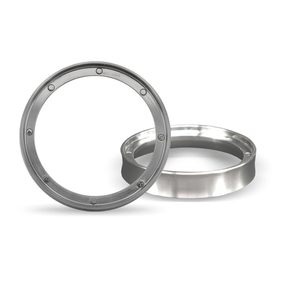 Stainless Steel Intelligent Dosing Ring For 51mm 53mm 57.5mm 58mm Portafilter With Magnetic Attachment Gray