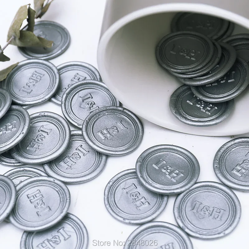 Custom Initials WAX SEAL STICKER,wedding seal sticker,party wax seal sticker