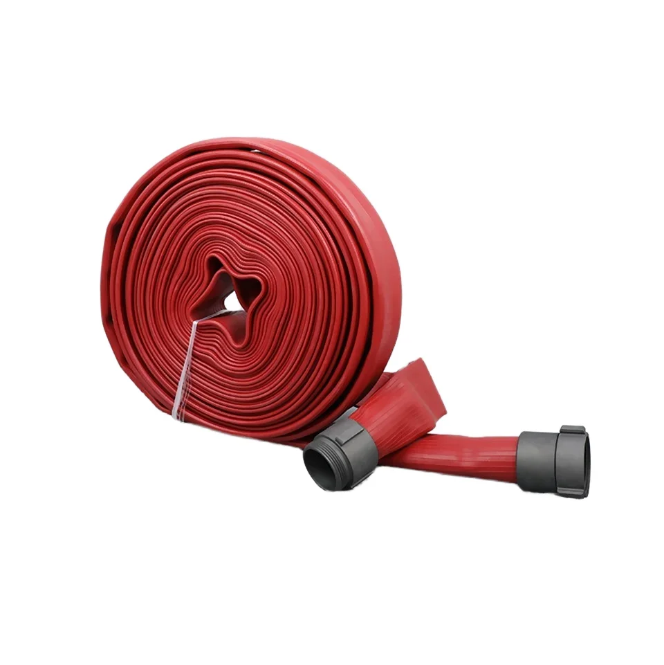 Heavy    Fire Hydrant Fabric Roll Lay Flat Garden Water Hose Pipe 30m Prices 100m Fire Fighting Hose