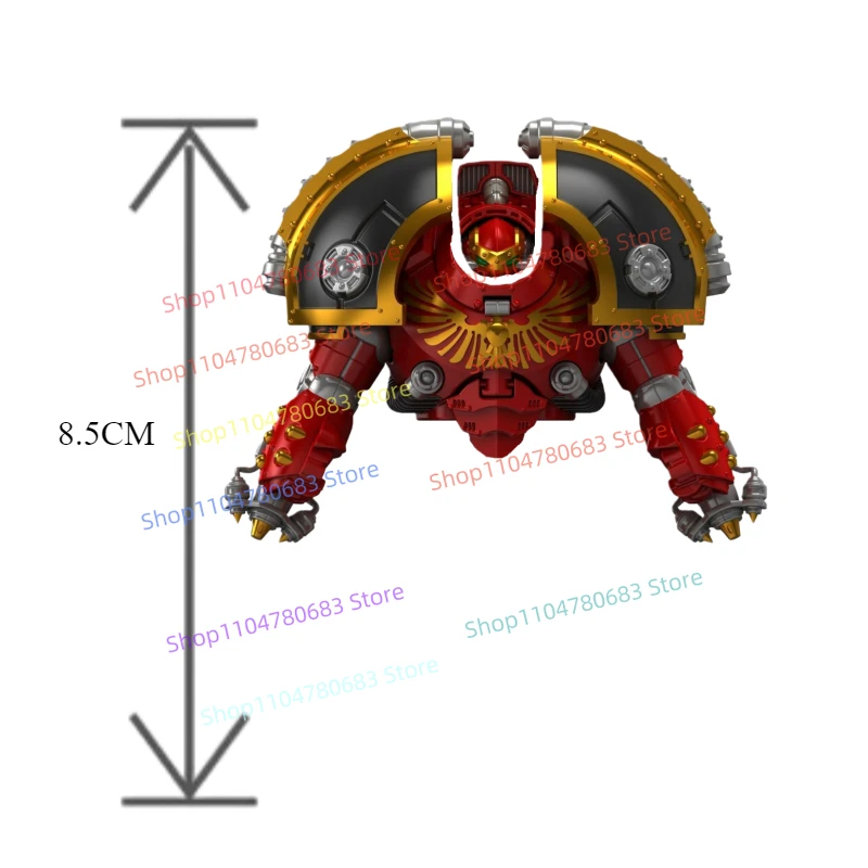 

Строительный блок MOC Red Rage, большая тяжелая броня, воин, мини-фигурка 8,5 см, сборная модель, дисплей, аниме, мультяшная декоративная игрушка в подарок