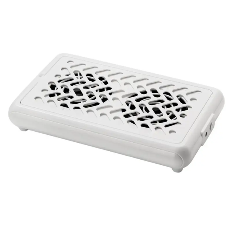 AB68 For Nail Fan Dust Collector 2 Fans For Nail Tech Vacuum Vent With Filter Paper Sheets For Nail Art US Plug