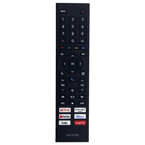 Compatible with Hisense TV A6 series 43A 50A 55A 70A 75A6A 50U6G 55U 65U remote control ERF3F80H spare parts No voice function Best5