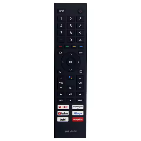 Compatible with Hisense TV A6 series 43A 50A 55A 70A 75A6A 50U6G 55U 65U remote control ERF3F80H spare parts No voice function