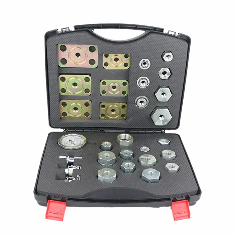 

New 220v Excavator Accessories Hydraulic Pump Maintenance Pressure Test Meter Distribution Valve Walking Pipeline Pressure Measu