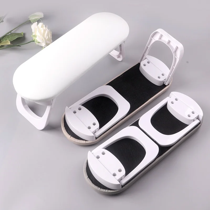 TSZS High Quality Nail Arm Rest Hand Pillow Holder White Grey Rests Plastic Nail Art Stand For ManicureTable Pedicure Tool