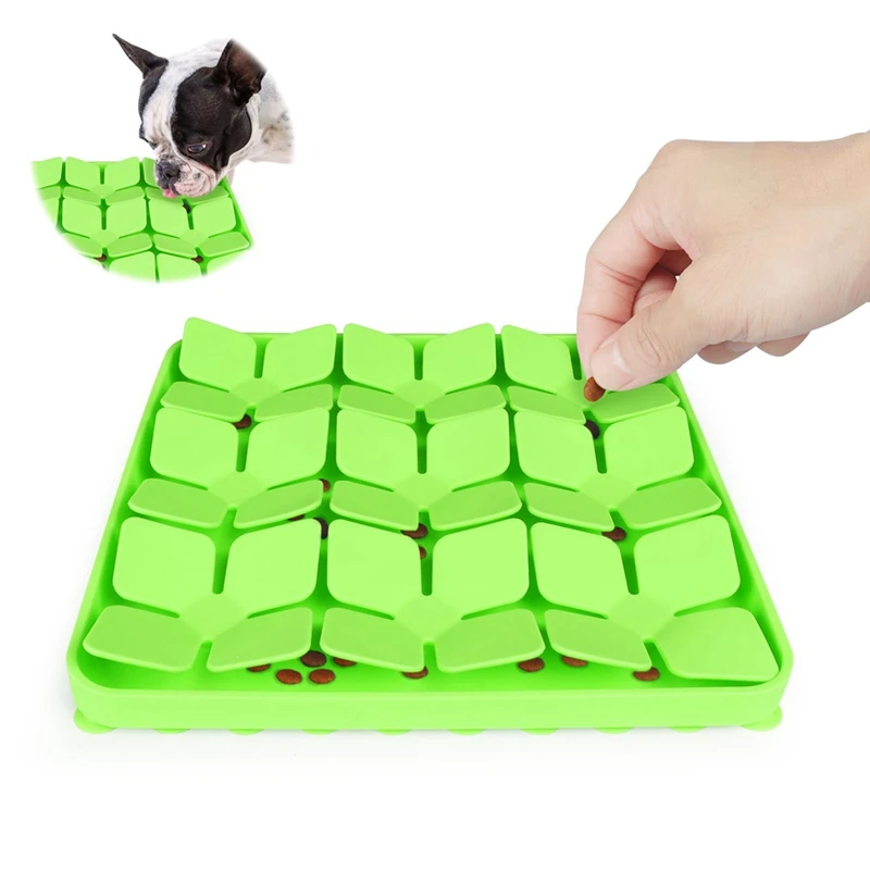 Snuffle Mat For Dogs,Silicone Interactive Dog Mat To Protect Dog\'s Nose For Smell Training And Slow Eating Durable Easy Install