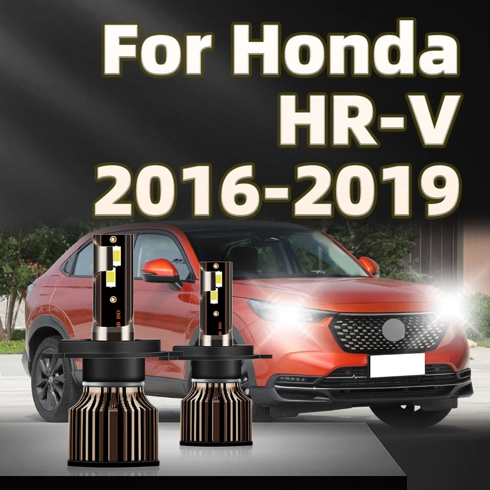 

2Pcs 170W LED Car Lights H4 Headlights Bulb Plug and Play 6000K White Headlamp For Honda HRV 2016 2017 2018 2019