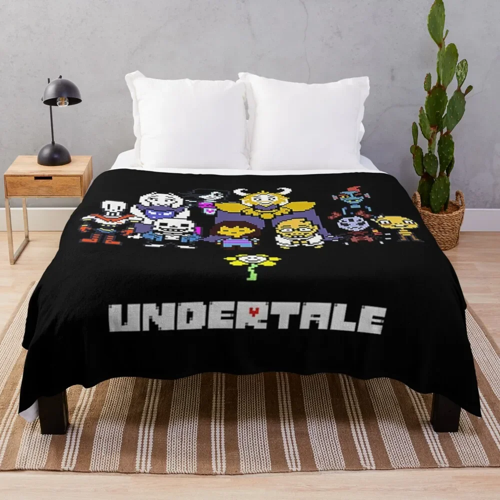 

Undertale Throw Blanket Bed Fashionable Decorative Sofas Blankets