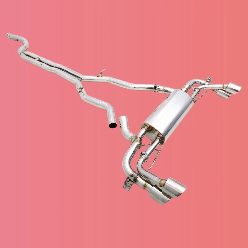 Direct Supply Valved Mid Rear Exhaust Pipe Performance Modify Muffler Support