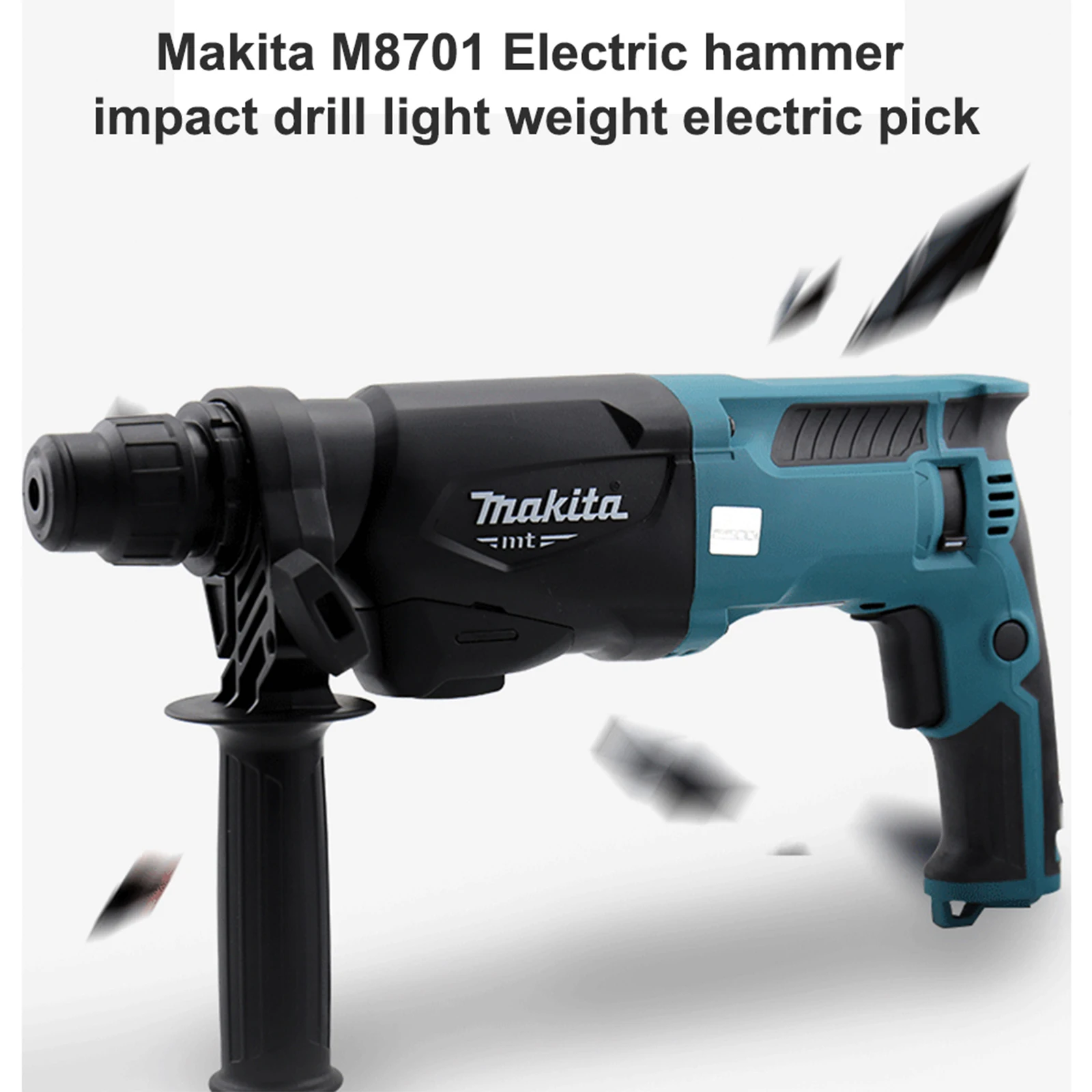 Original Japan Makita M8701 Electric Hammer M8700 Percussion drill 800W 4500IPM Light weight Electric Pick 3 Function Power Tool