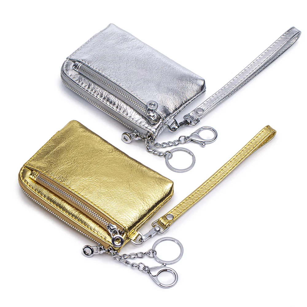 

Многофункциональный кошелек для монет, женский натуральный кожаный простой ремешок на запястье, брелок для хранения, органайзер для мелочей, сумка с подвесной пряжкой