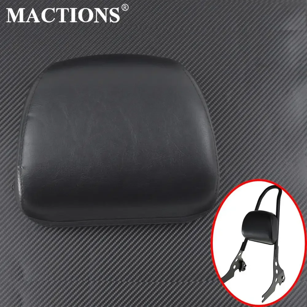 

Motorcycle Backrest Cushion Pad Passenger Sissy Bar Black For Harley Sportster XL883 1200 48 2004-2016 2015 2014