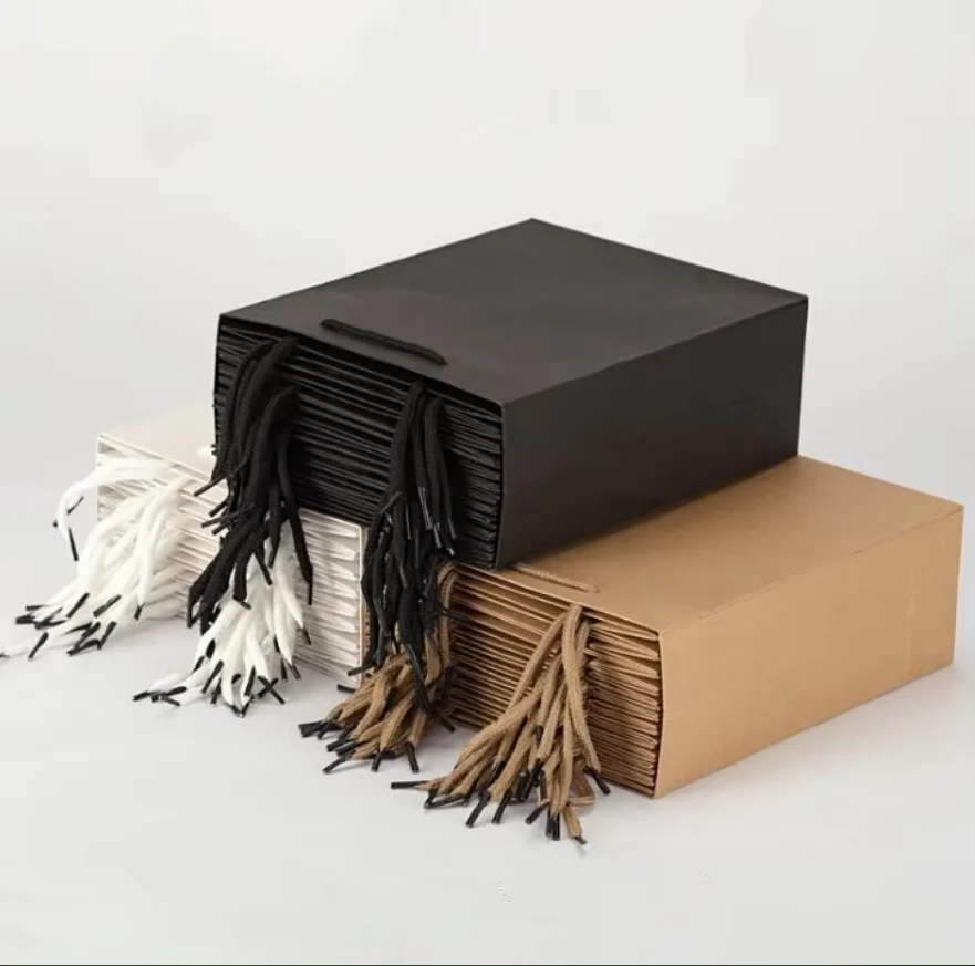 

20 шт., подарочный пакет из крафт-бумаги с ручкой, маленькие/большие сумки для покупок, коричневая упаковочная сумка для свадебной вечеринки, модная подарочная сумка «сделай сам»