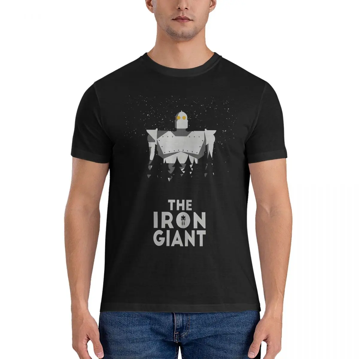 Men's The Iron Giant T Shirt The iron giant Cotton Clothes Funny Short Sleeve Round Neck Tees Gift Idea T-Shirts