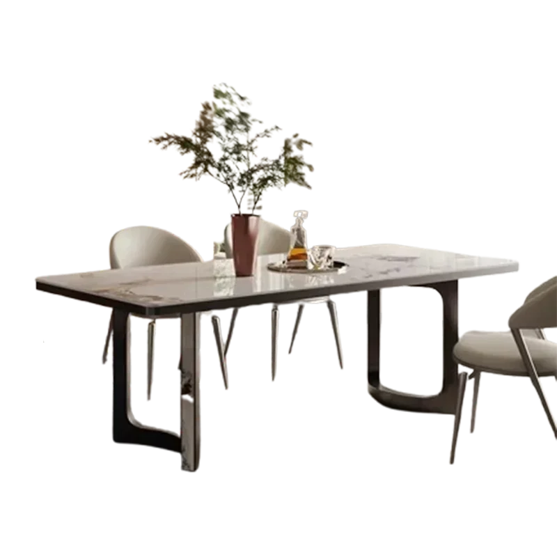 Portable  Vintage Dining Table 8 People Mechanism Italy Organiser Dining Table Mat 6pcs Mesas De Comedor Living Room Furniture