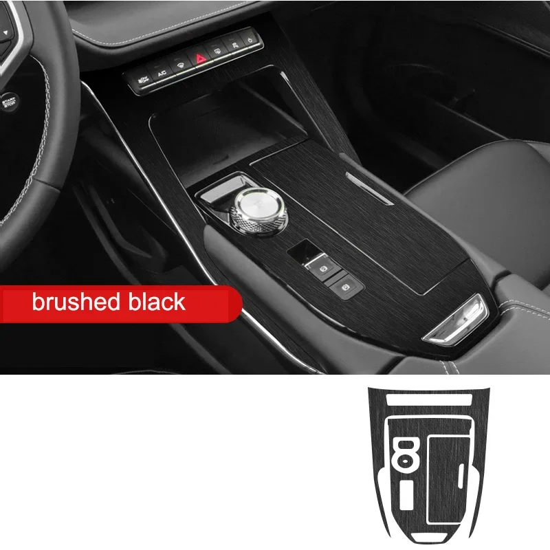 Brushed Carbon Fiber for Haval H6 3rd Car Interior Sticker Mouldings Trim Strip Center Console Gear Door Windows Car Accessories