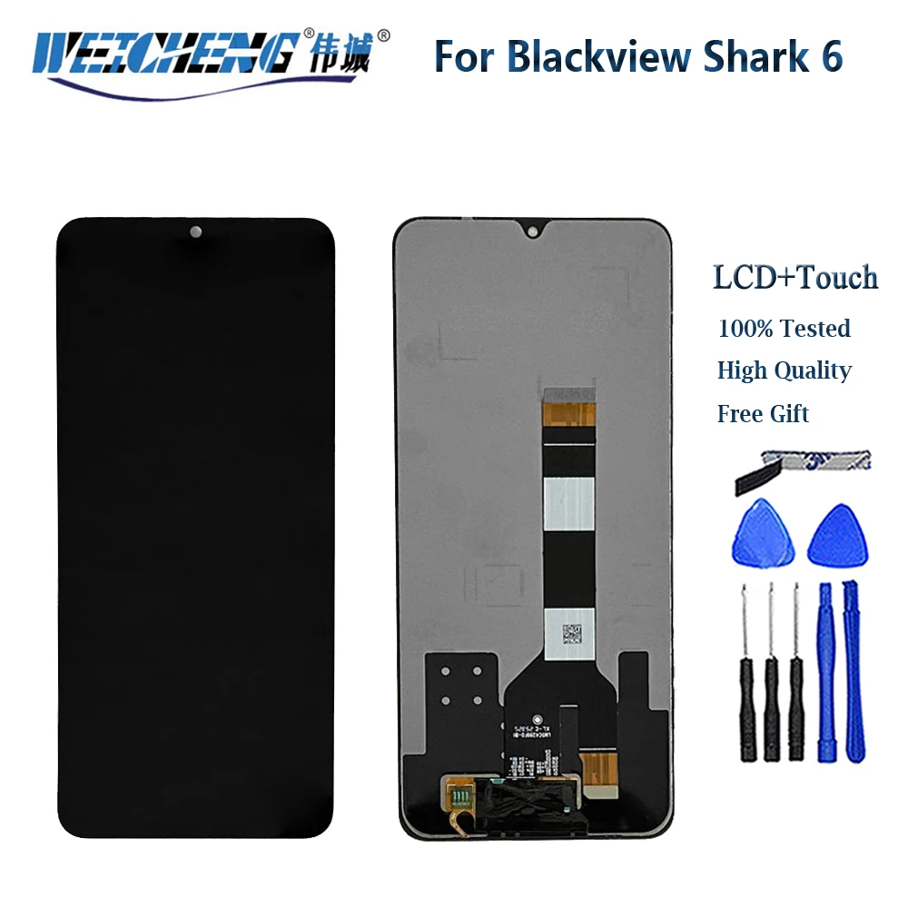 Original For Blackview Shark 6 5G Shark 8 9 LCD Display Touch Screen Digitizer Assembly Repair SHARK8 Shark 9 Lcd Sensor