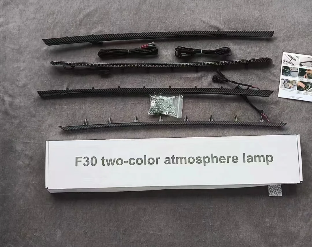 Specific for F31 F31 High Bright 2 Colors Car Interior Door Trims Ambient Light for Bmw 3 Series 2-color Ambient Light F30 F31