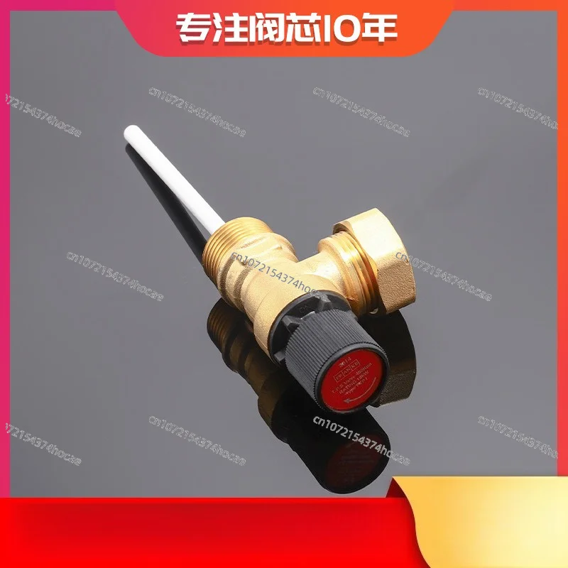 Brass safety valve temperature pressure water heater safety valve household solar drain valve custom