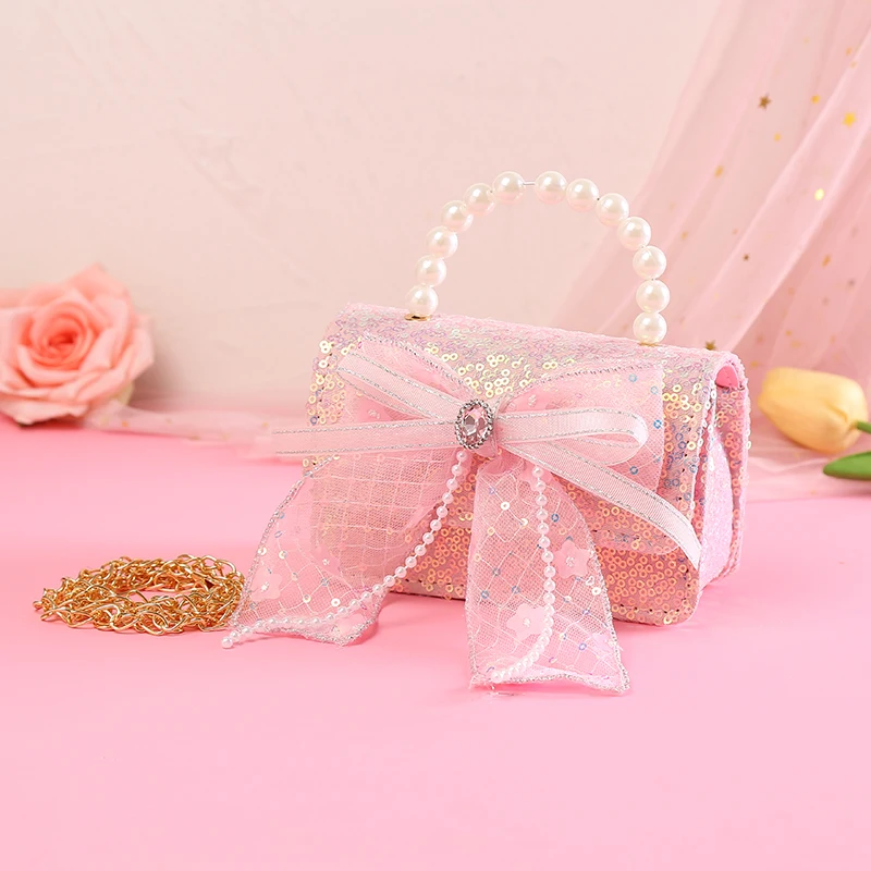 Nieuw Meisje Prinses Tas Schattige Kinderen Bloem Portemonnees En Handtassen Kind Baby Munt Etui Peuter Crossbody Tassen Birthdaygift