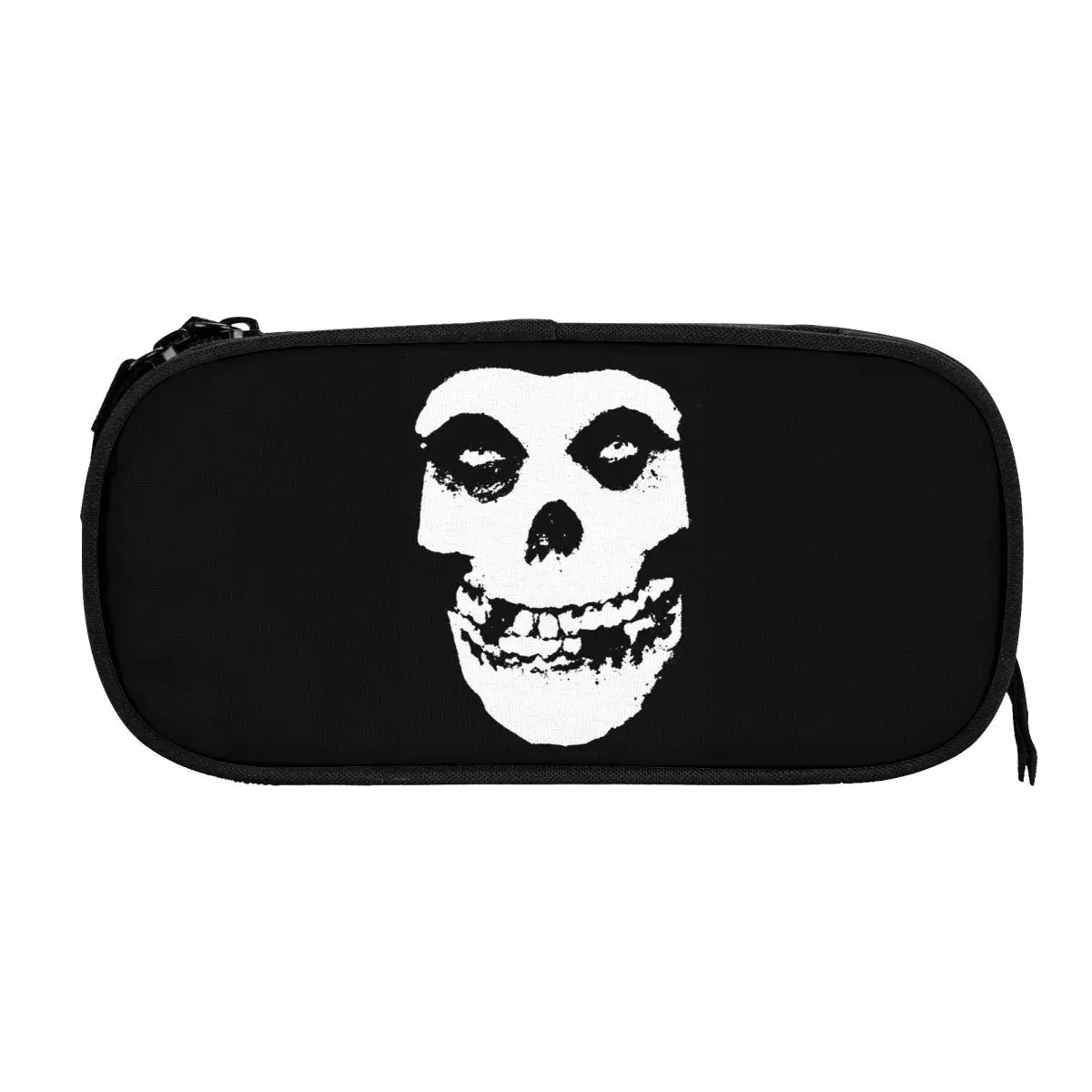 Misfits Skull Pencil Cases for Students School Pen Box Pencil Bag سعة كبيرة قلم رصاص الحقيبة حامل القلم
