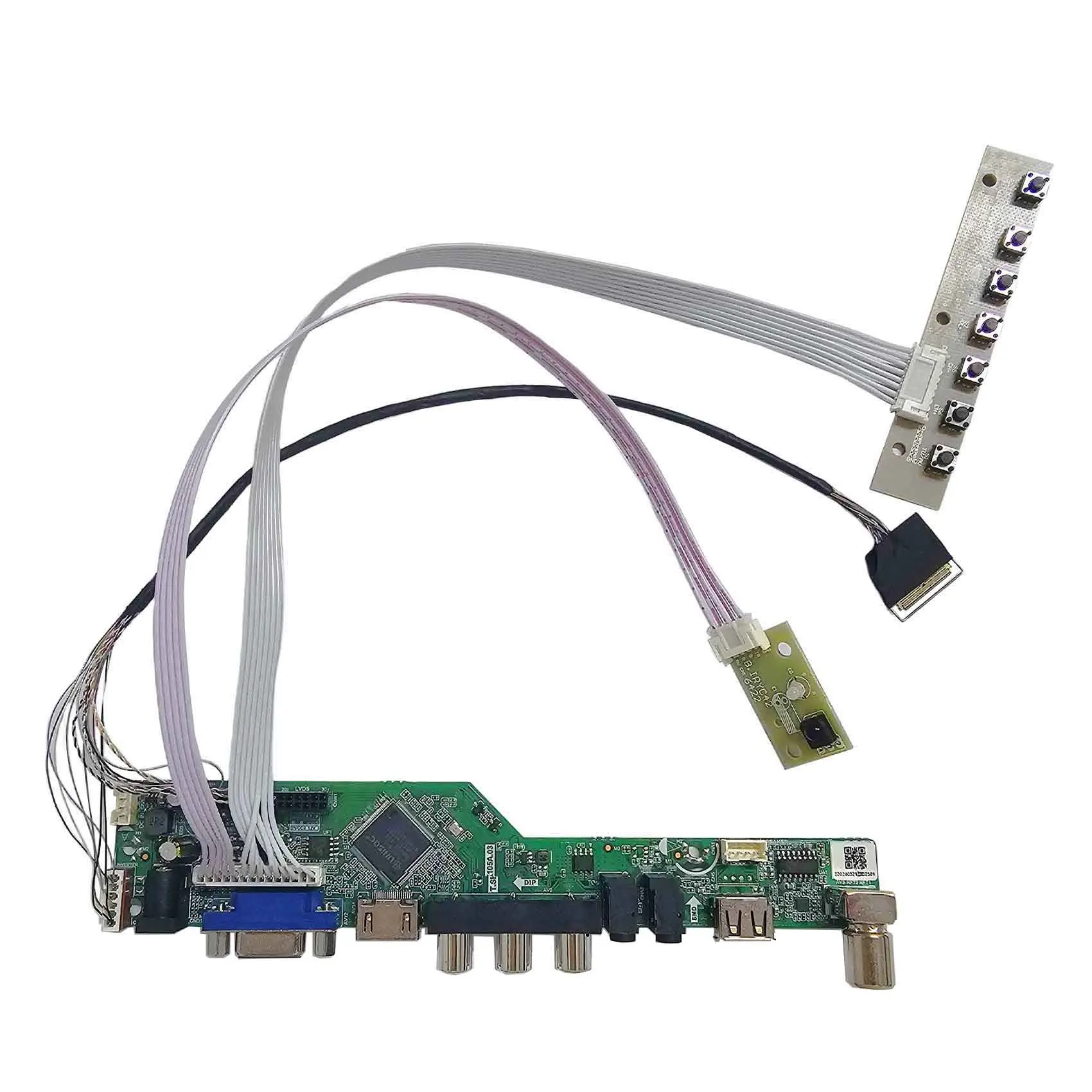 HD-MI VGA AV USB RF LCD Board Work for 10.1inch 1280x800 G101ICE-LH1 LVDS Interface LCD Screen