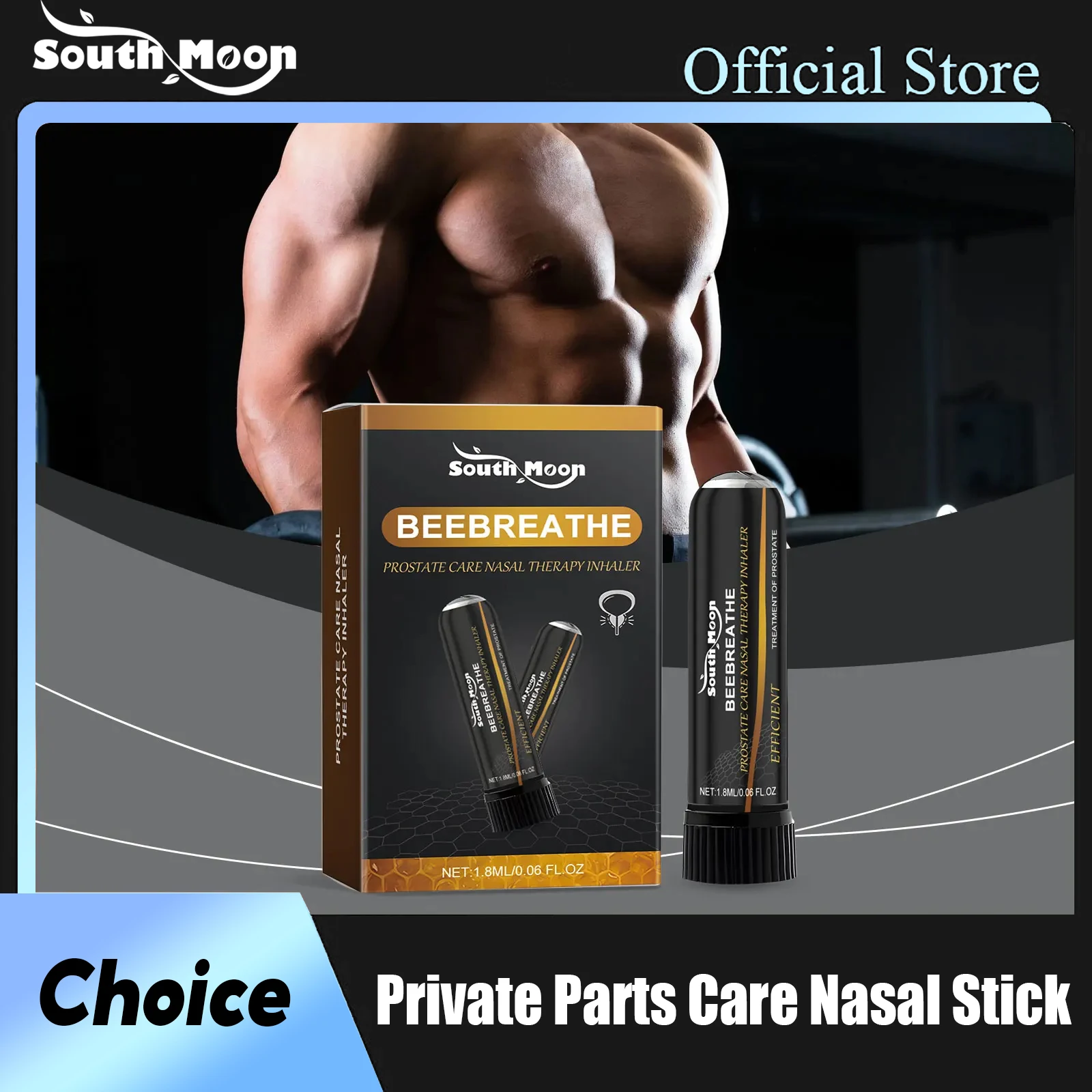 Men Private Parts Care Nasal Stick Improve Prostatitis Strengthen Kidney Endurance Energy Prostate Treatment Nose Nasal Inhaler