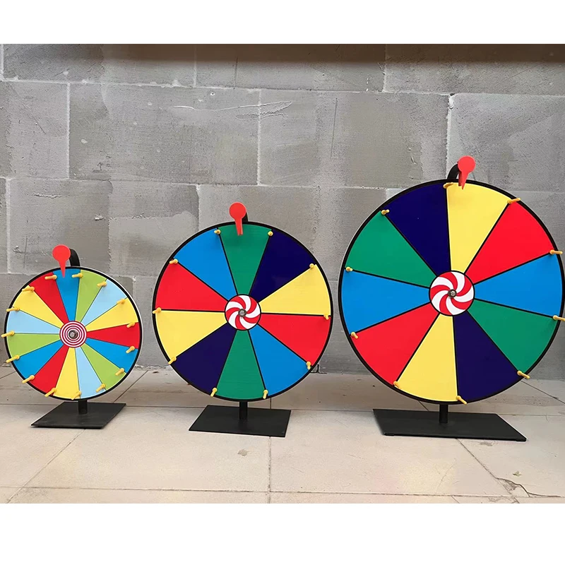 

lucky big turntable teaching props game rewritable desktop small roulette