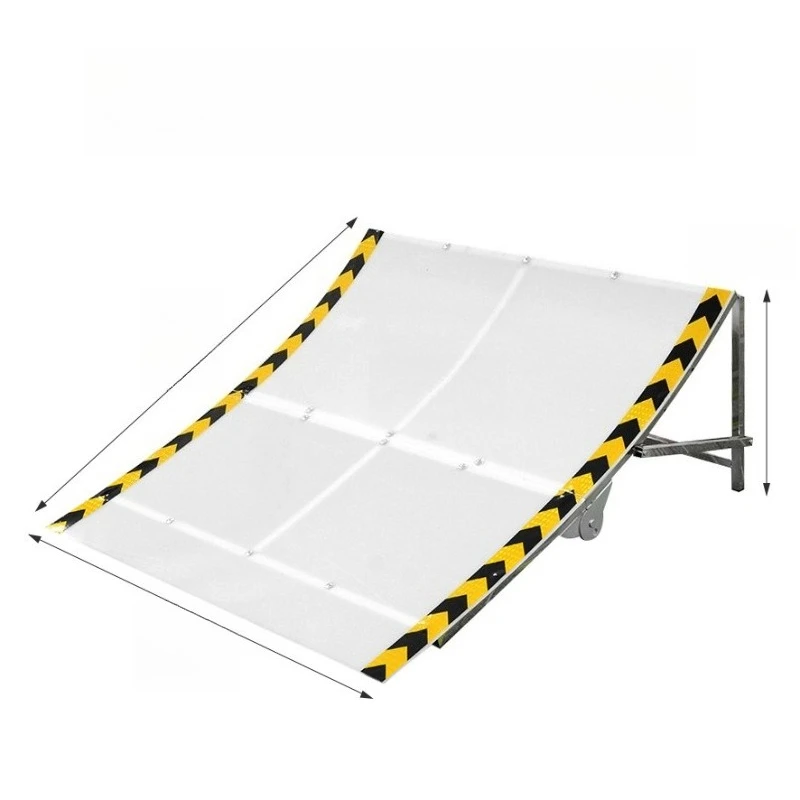 

remote control model car folding jumping platform short truck off-road vehicle flying slope platform nylon plate arc slope