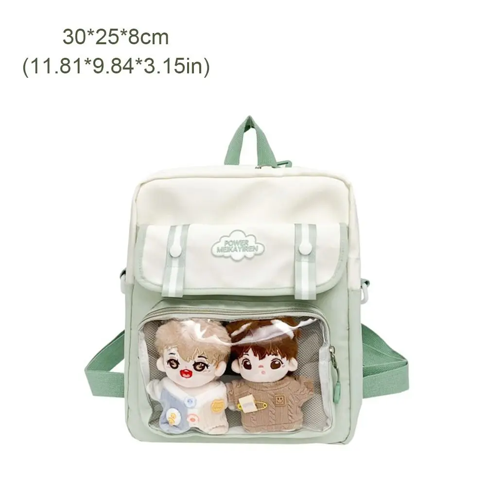 Lolita Style Lovely Backpack Kawaii Clear Bag Schoolbags For Teenage Girls Transparent Handbags Candy Sweet Itabag Shoulder Bags