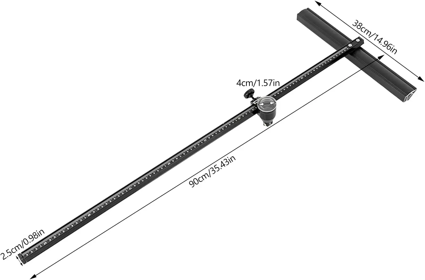 Tile Cutter, Hand Tool Ceramic Floor Cutter, Large Tile Cutter Cutting Machine, 0.12''-0.6'' Cutting Thickness, T-Shaped Tile Cu